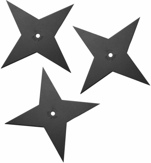 Étoiles de lancer Cold Steel Light Sure Strike – variante légère, 3 pcs