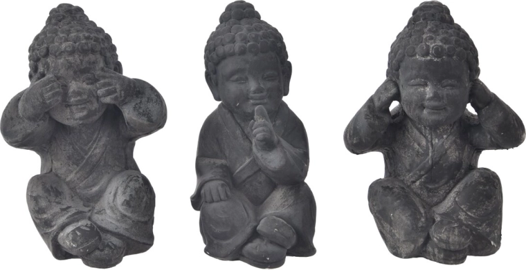 Décoration en céramique Bouddha – assis (3 variantes)