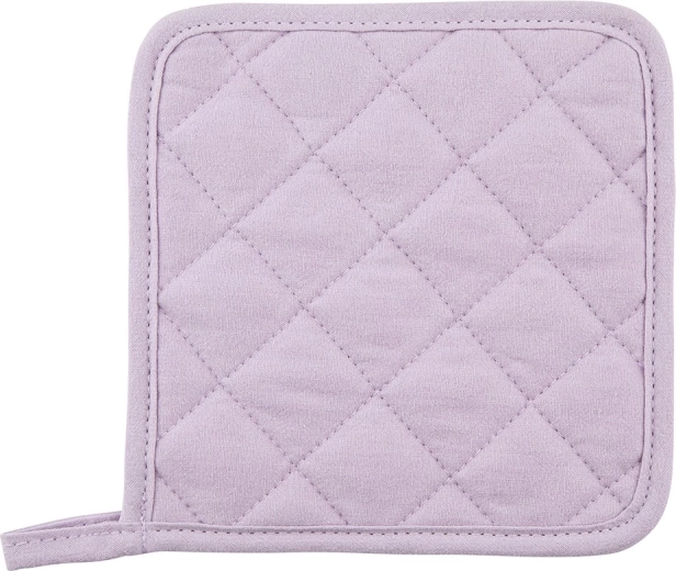 Manique de cuisine en coton 18 × 18 cm violet clair