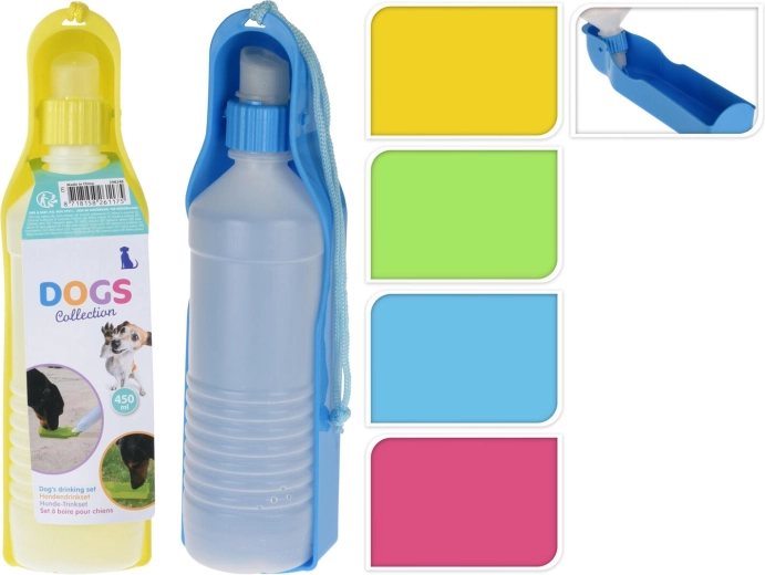 Bouteille d’eau portable pour chiens 450 ml