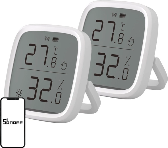 Sonoff ZigBee SNZB-02D capteur de température et d’humidité (2 pcs)