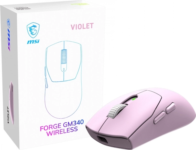 MSI Forge GM340 Wireless violet - 1 pièce