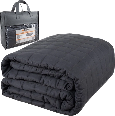 Couverture lestée Ruhhy 6 kg 150 × 200 cm grise