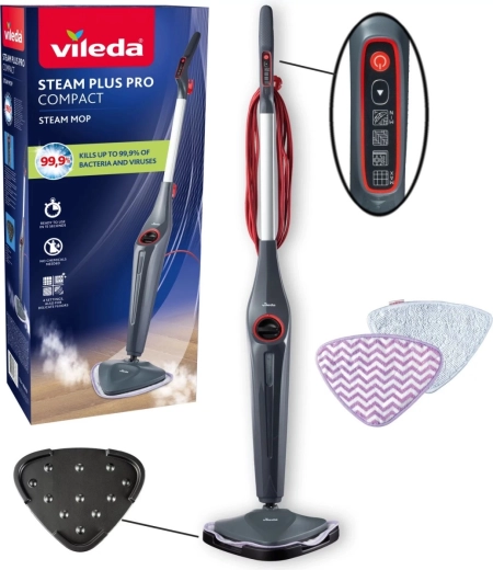 Balai vapeur Vileda Steam Plus Pro