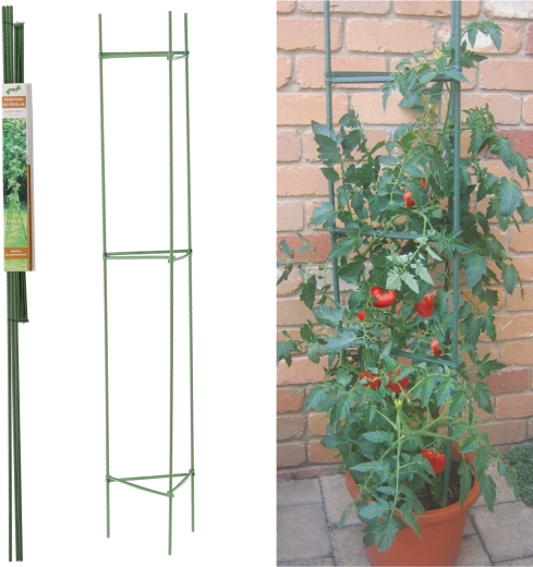 Tuteur métallique pour tomates 180 cm, diamètre 11 mm