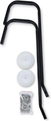 crochet de toit avec roulettes pour échelle, en acier, 150 kg