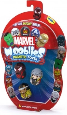 Wooblies figurines magnétiques 4 pcs – set de collection MARVEL
