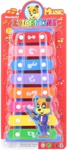 Xylophone enfant coloré sur carte