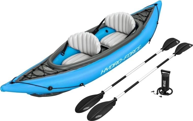Kayak gonflable Bestway pour deux personnes 331 x 88 cm