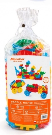 Jeu de construction MARIOINEX Waffle Mix 100 pièces