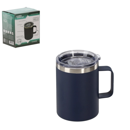 Mug isotherme avec anse 350 ml grenat