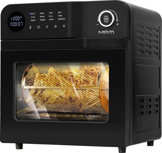 Friteuse à air chaud avec panier rotatif 16 l