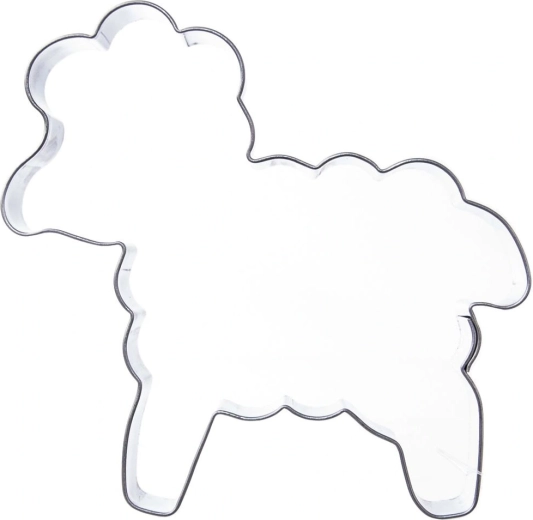 Emporte-pièce Orion en acier inoxydable pour biscuits, en forme d’agneau, 10 cm