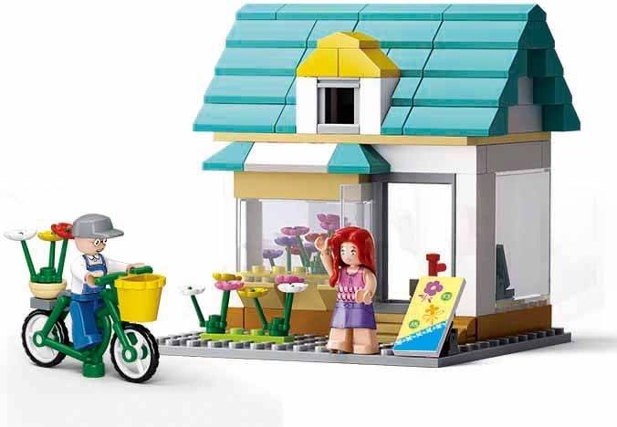 Sluban Town fleuriste – kit de construction avec figurines (149 pièces)