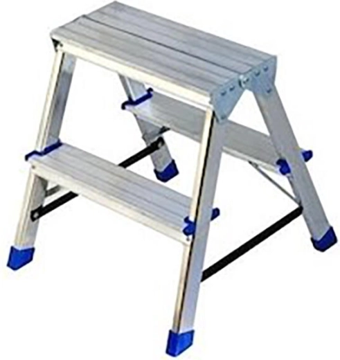 Escabeau en aluminium double face 2 échelons ELKOP