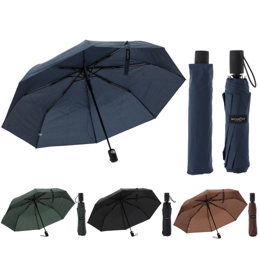 Parapluie pliant semi-automatique 95 cm – assortiment de couleurs