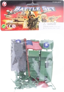 Soldats en sachet – set de figurines et véhicules militaires