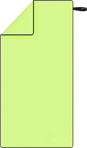 Serviette en microfibre à séchage rapide NILS Camp, vert/noir