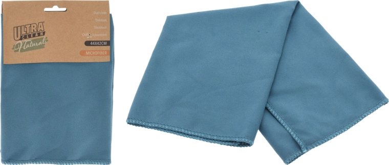 Chiffon en microfibre 42 × 44 cm bleu