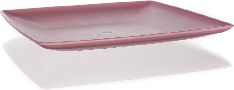 Assiette à dessert 19 × 19 cm rose Culinaria