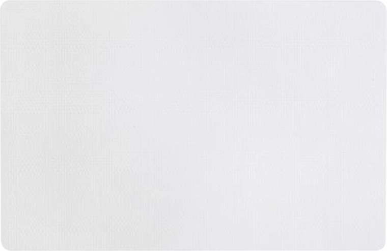 Set de table en plastique blanc 44 × 28,5 cm