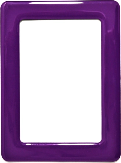 Cadre magnétique autocollant violet 12,3 x 8,1 cm
