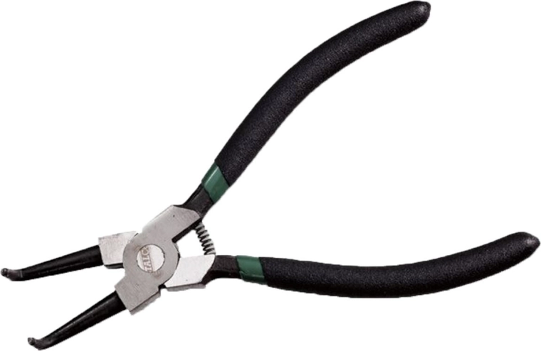Pince pour circlips extérieurs coudée 180 mm STALCO