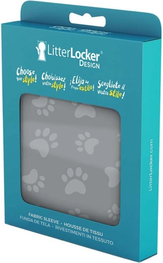 Housse textile LitterLocker pour poubelle Design Cat Paws