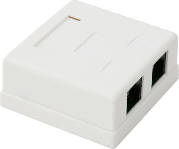 Prise murale double RJ45 UTP Cat.5