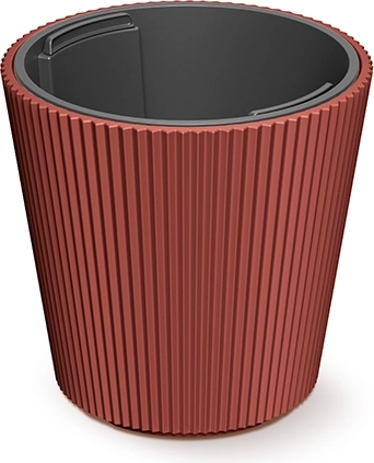 Cache-pot avec insert Milly 23,8 cm cuivré