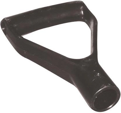 Poignée en Y en plastique pour bêche, noire