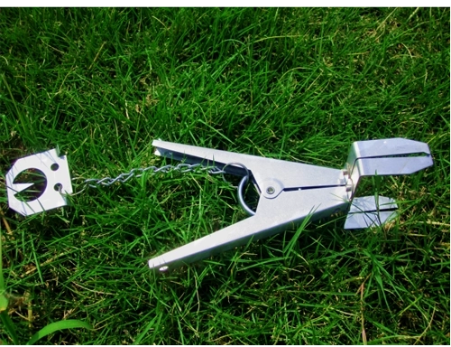 Piège à taupes en acier inoxydable 19 × 9,7 cm