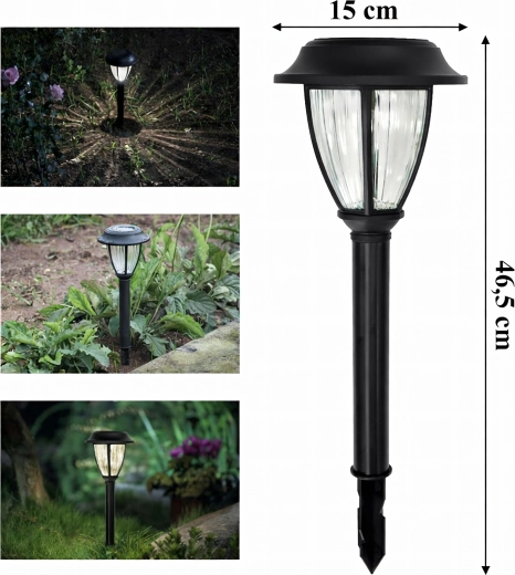Lot de 10 lanternes de jardin LED solaires à planter
