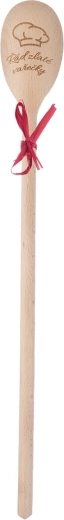 Cuillère en bois ovale – gamme « Cuillères dorées » 50 cm (mix)