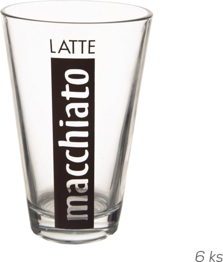 Verres à latte macchiato 300 ml, 6 pcs