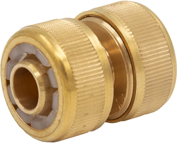 Raccord en laiton 1/2 pour tuyaux d’arrosage AQUA