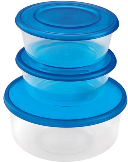 Boîtes en plastique HEIDRUN, lot de 3 pièces