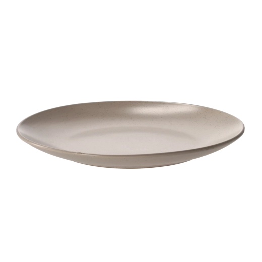 Assiette plate en porcelaine Modern 26,5 cm crème