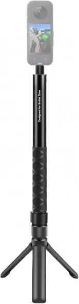 Perche à selfie avec trépied 110 cm PULUZ pour caméras d’action (INSTA360, DJI OSMO ACTION, etc.)