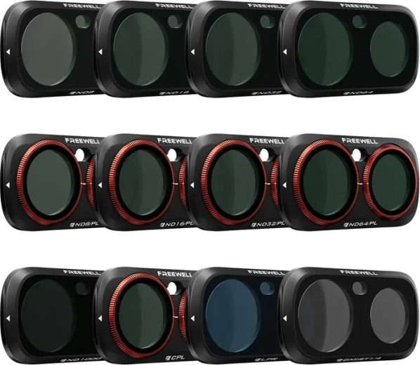 Freewell set de filtres pour Insta360 Luna Ultra (12 pcs)