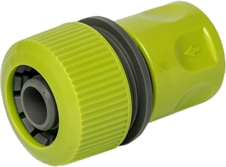 Raccord rapide 3/4" avec fonction STOP Lime