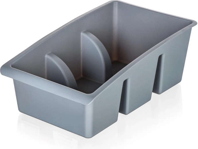 Organiseur d’épices pour tiroir 25 × 15 × 9 cm, plastique gris