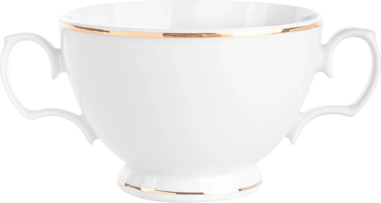 MariaPaula Klasyka ligne dorée tasse à bouillon 350 ml