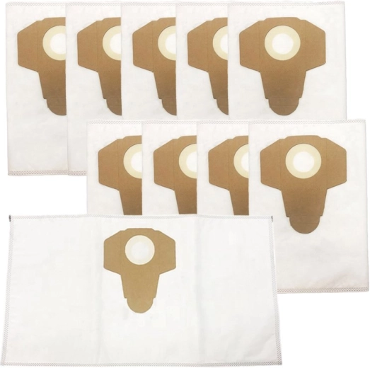 Sacs synthétiques Parkside pour aspirateur d’atelier 20–25 l (10 pcs)
