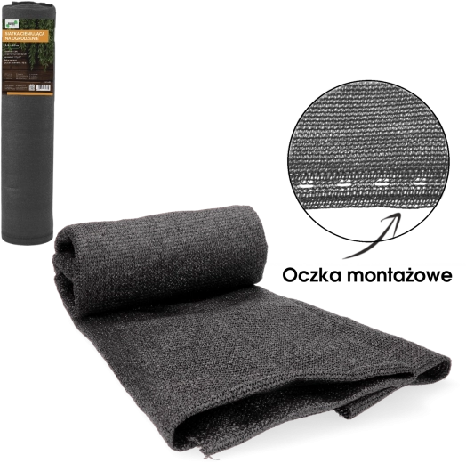Brise-vue filet pour clôture anthracite 1,5 × 10 m 135 g/m² 90 %