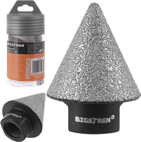 Fraise conique diamantée pour carrelage et béton Bigstren 2–35 mm M14 - 1 pièce