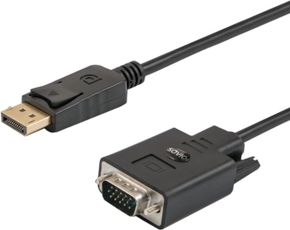 Câble DisplayPort vers VGA 1,8 m noir