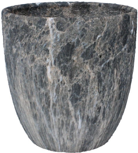 Cache-pot en céramique effet marbre 26 × 26 × 27 cm