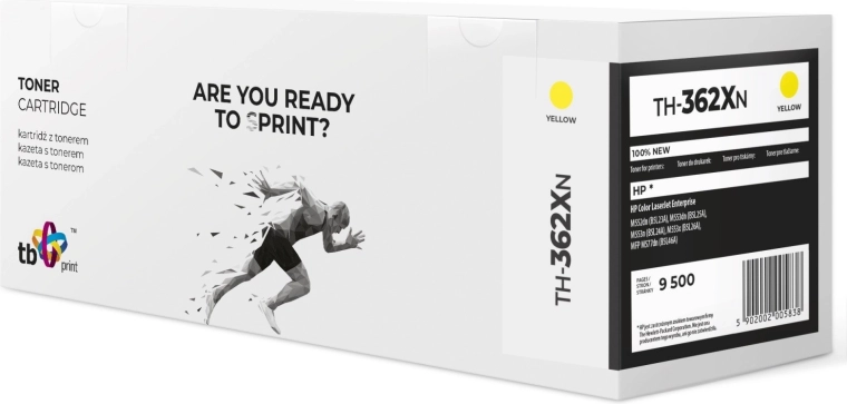 Toner jaune pour HP Color LaserJet M552/M553/M577