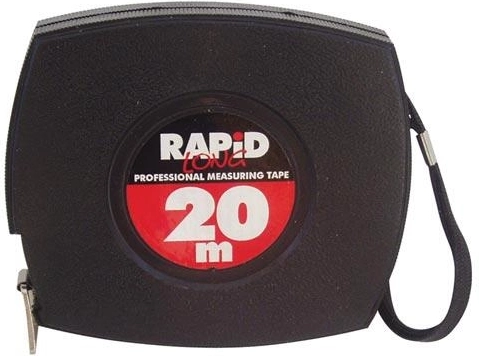 Ruban à mesurer en acier 10 m × 10 mm RAPID-LONG